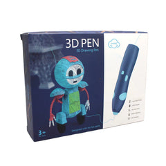 Rechargeable 3D printing and drawing pen for DIY crafts and creative 3D art