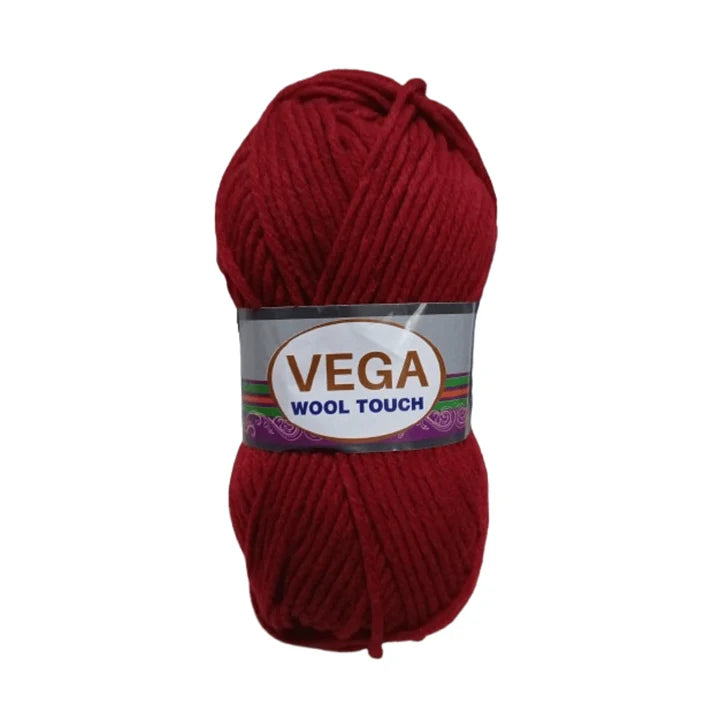 VEGA Wool Touch Yarn Balls Pack of 5 for Crochet and Knitting