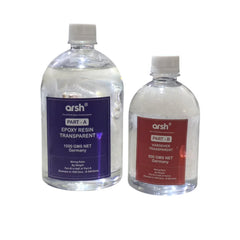 Epoxy Resin Crystal Clear Kit 1500g – 2:1 Ratio