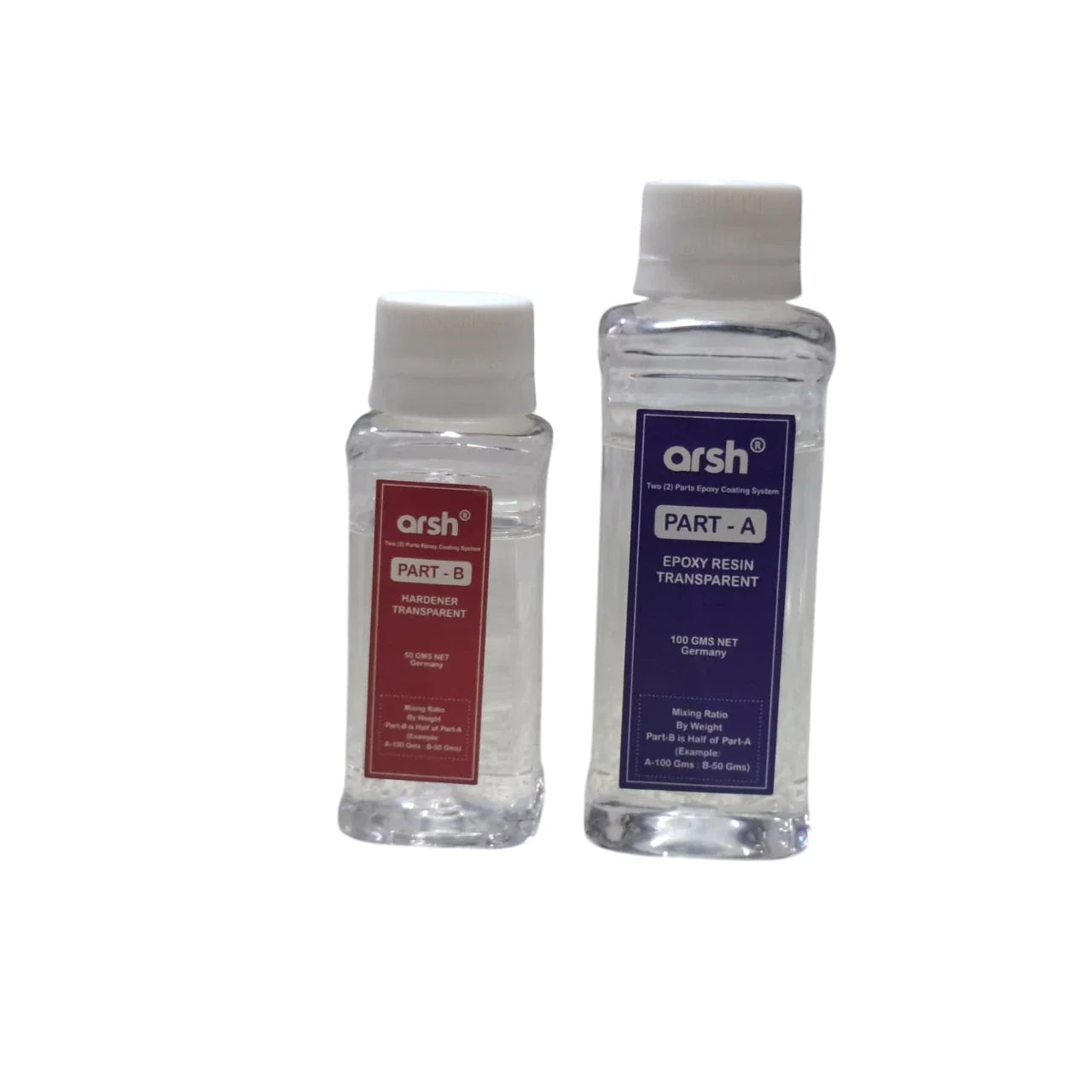Epoxy Resin Crystal Clear Kit 150g – 2:1 Ratio