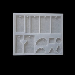 Silicone Earrings Necklace Pendant Mould DIY Handmade Resin Mold Jewelry Making