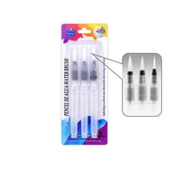 Set of 3 Watercolor Brush Pen Refillable Calligraphy Drawing Pens