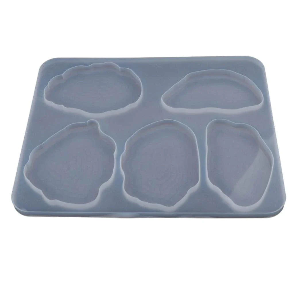 Silicone molds for DIY coasters and cup mats for crystal epoxy resin and 3D crafts