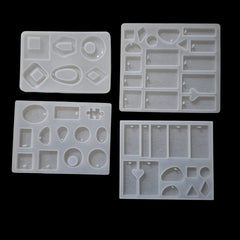 Silicone Earrings Necklace Pendant Mould DIY Handmade Resin Mold Jewelry Making