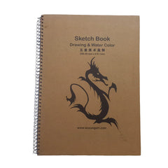 A3 size hardbound spiral sketch and watercolor book, ideal for sketching, drawing, and watercolor painting for artists and students.