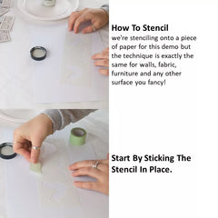 Keep Smiling Stencil Brushes Pack of 3