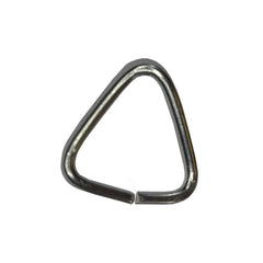 50 pcs 10mm silver triangle open jump rings for keychains jewelry making and DIY crafts