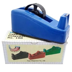 Tape dispenser for 1-inch tape, suitable for office, school, or home use, designed for smooth and easy tape cutting.