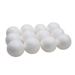 15mm thermocol balls pack of 70 to 80 pieces for crafts and school projects