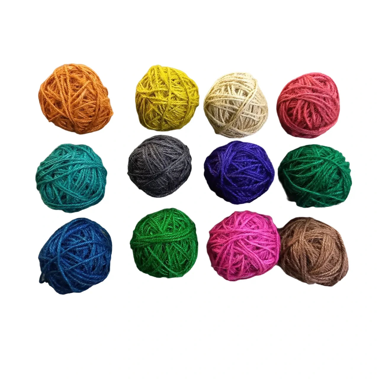 Multicolour Gunny Rope Thin Multicolor Jute Rope – Pack of 12 – Funoon Stationers