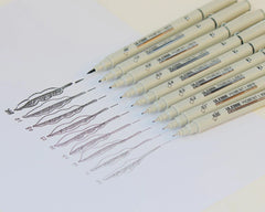 Ulebbe Pigment Liner Drawing Pen Fine Liner, best Sketching Pens for Arts & Craft Students Pigma Micron Drawing Pens