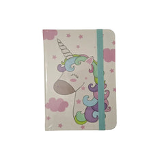 A7 Cute Unicorn-Themed Notebook Diary Set | Magical Design with Elastic Band | Perfect for Kids & Gifts