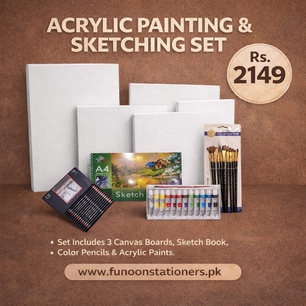 Deal 26 acrylic painting and sketching set complete art kit for artists and students