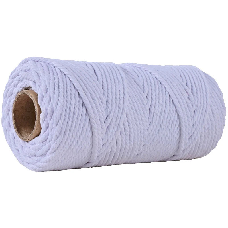 3mm Macrame Cord Cotton Cord for Macrame Wall Hangings and DIY Crafts
