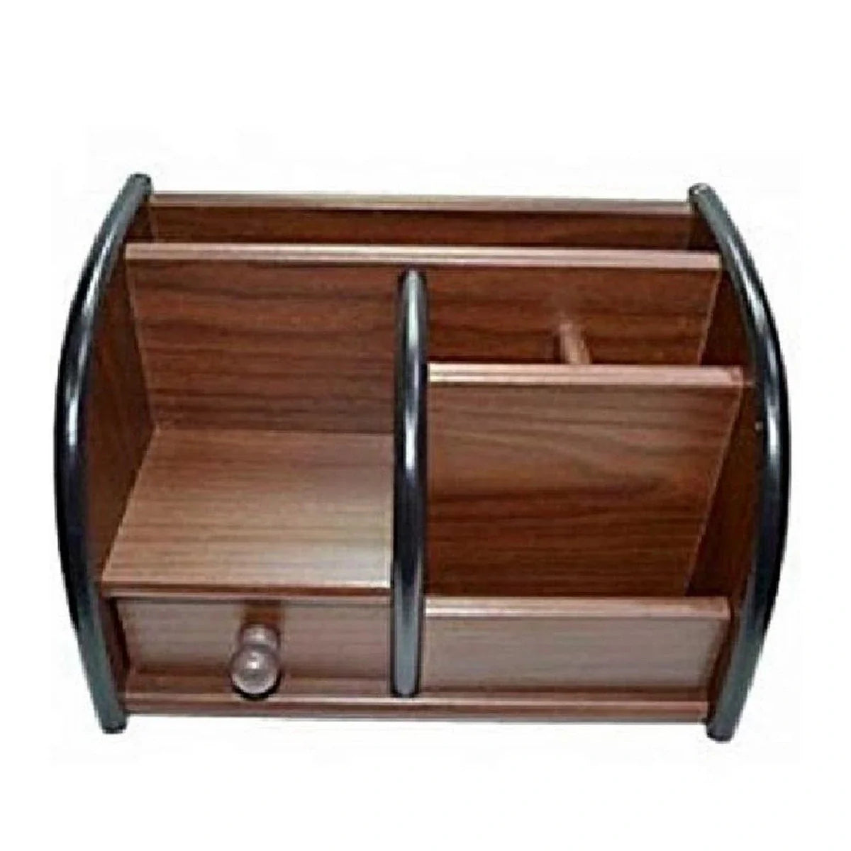 Wooden pen stand holder stationery organizer for desk and office use