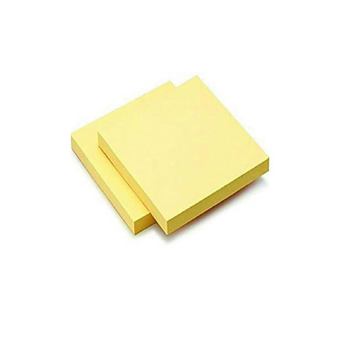 Yellow sticky note pad 3x3 inches with 100 sheets, ideal for reminders, notes, office, school, and home use.