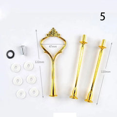 DIY three-layer fruit tray tea tray silicone mold epoxy resin tray resin mold