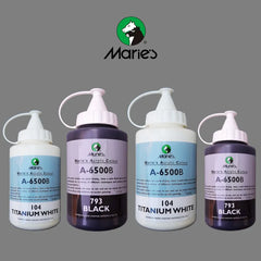Maries 500ml acrylic paint color jar for artists and painting projects