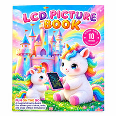 LCD Picture Book for Kids – Reusable Electronic Drawing and Writing Tablet
