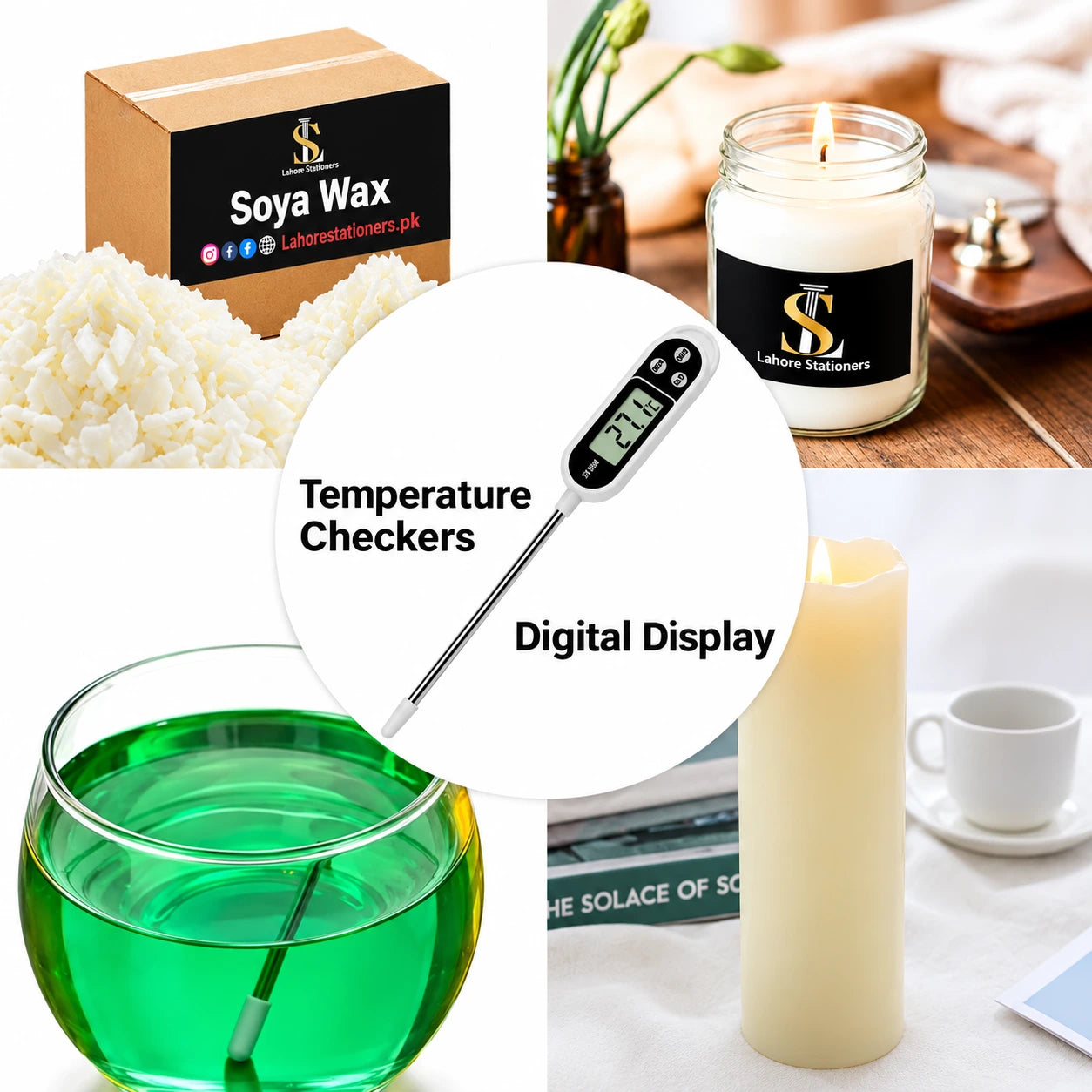 Fully refined paraffin wax for DIY candle making and handmade candles