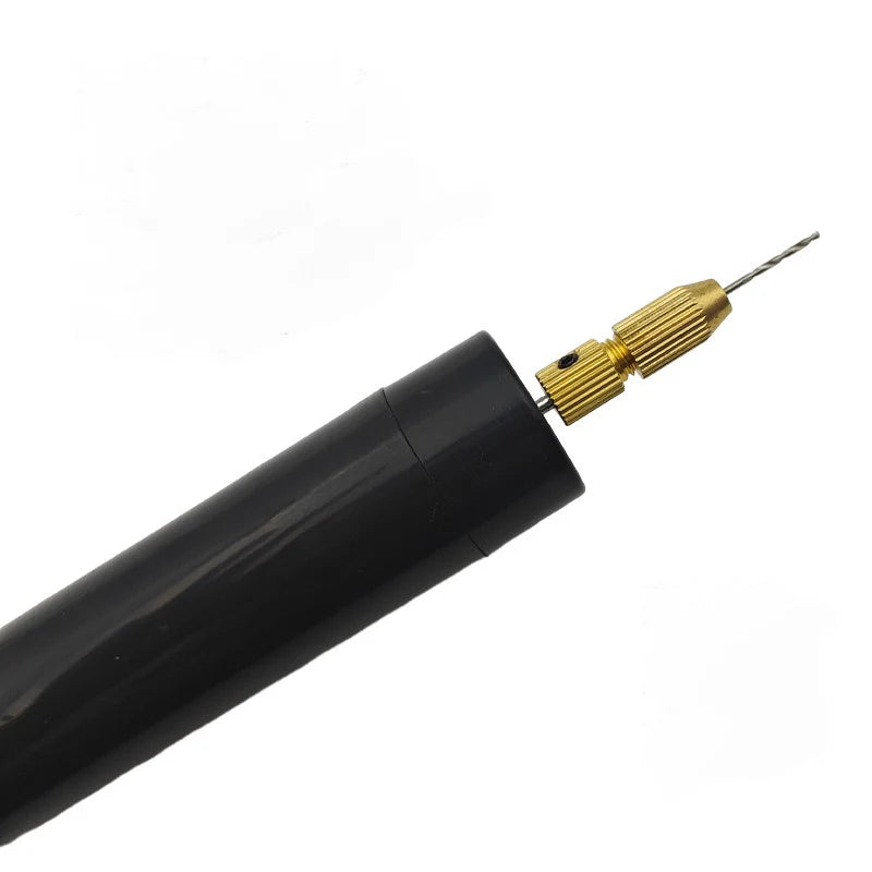 Portable mini electric drill DC 5V micro USB handheld drill with 3 bits for DIY and crafts