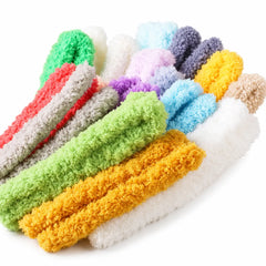Premium Wool Jumbo Pipe Cleaner 1 Meter Plain Coral Fleece Chenille Stem
