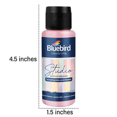Bluebird Studio Acrylic Colours - 100 ml - Set of 6 Pastel Shades