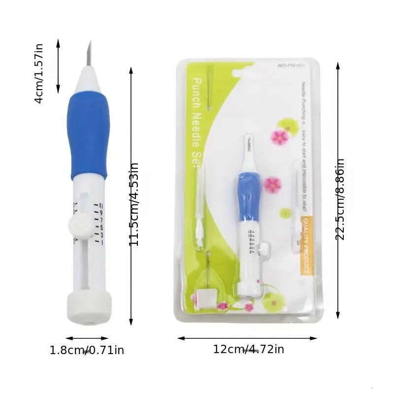3D embroidery punch needle tool for Russian embroidery and cross stitch work