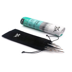 Mont Marte 15-piece detail brush set for fine art, acrylic, watercolor, and oil painting