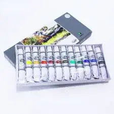 Marie’s acrylic color paint set pack of 12 tubes 12ml each for canvas and art painting