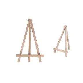 Wooden Tripod Easel Stand for 9.5 x 7 Inches Canvas Display