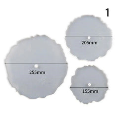 DIY three-layer fruit tray tea tray silicone mold epoxy resin tray resin mold