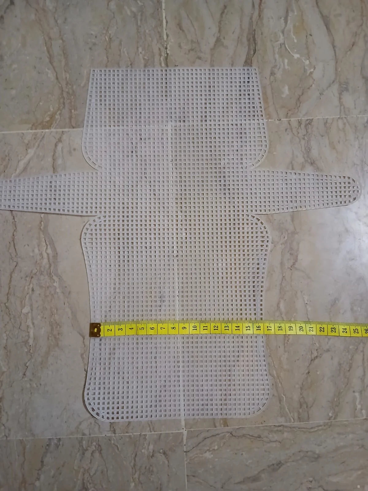 Buy Plastic Canvas Sheet 33cm x 16cm at Funoon Stationers. Ideal for bag making, crochet, embroidery, needlework, DIY crafts, and handmade projects.