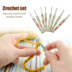 Vintage Crochet Hook Set 8 Pcs for Crochet Yarn Crafts and DIY Projects