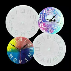 15 cm Clock Resin Molds Roman Numeric Silicone Casting Epoxy Resin Mold Handmade DIY Jewelry Crafts Making Tools