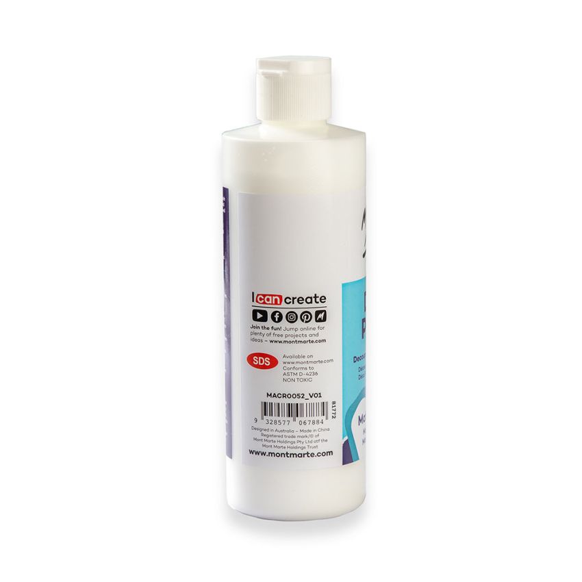 Mont Marte Deco Pudge matt craft varnish 236ml for DIY art and craft projects