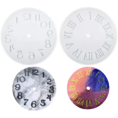 15 cm Clock Resin Molds Roman Numeric Silicone Casting Epoxy Resin Mold Handmade DIY Jewelry Crafts Making Tools