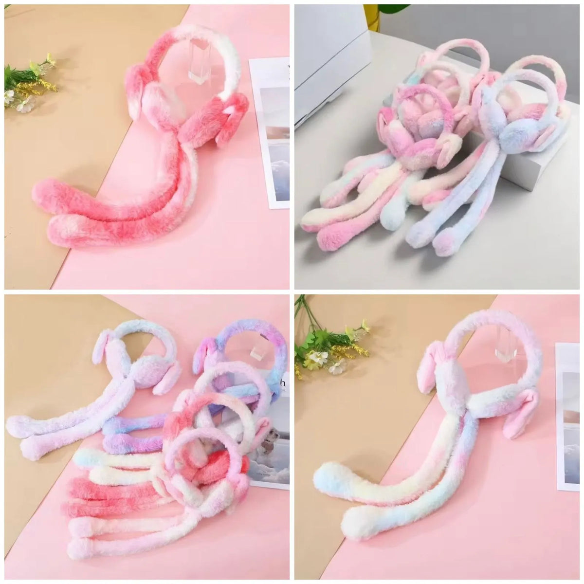 Soft Furry Adjustable Ear Muffs for Ladies and Girls for Winter Wear