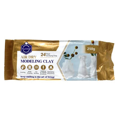 Keep Smiling white air dry modeling clay 250g for sculpting and crafts