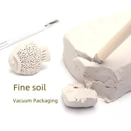 Keep Smiling white air dry modeling clay 250g for sculpting and crafts