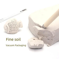 Keep Smiling white air dry modeling clay 250g for sculpting and crafts