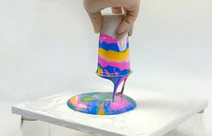 Bluebird Acrylic Pouring Medium 100ml – Smooth Flow for Acrylic Pour Painting
