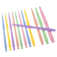 Plastic crochet hook set 12 sizes crochet needles for yarn knitting amigurumi handmade and DIY craft projects