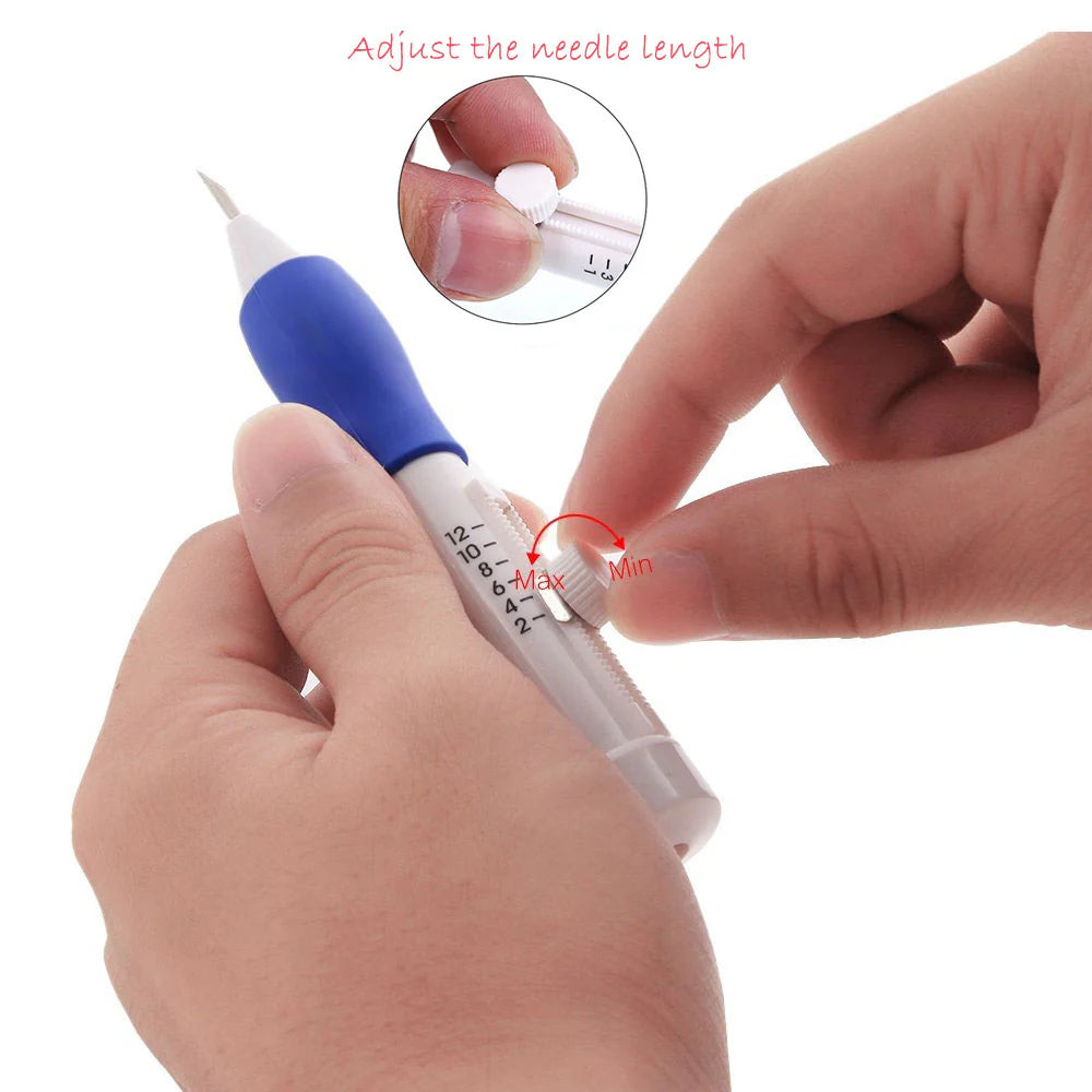 3D embroidery punch needle tool for Russian embroidery and cross stitch work