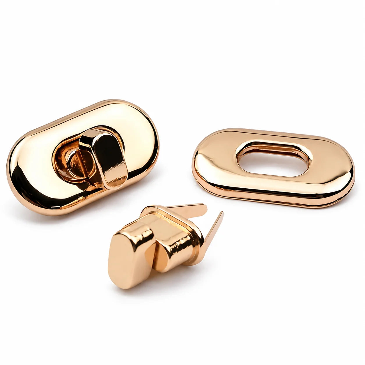 Iron Push Snap Button Clasp Lock 1 Piece for DIY Purse and Handbag Making