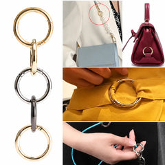 Spring O-Ring Openable Keychain Clasps 2 Pieces – Bag & Keychain Hardware