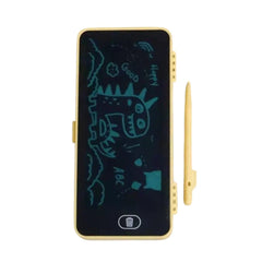 LCD Drawing Pen Case Easy Writing with Eye Protection, Lock Screen, Large Space LCD Drawing Pen Case-One Key Erase (Random Color)