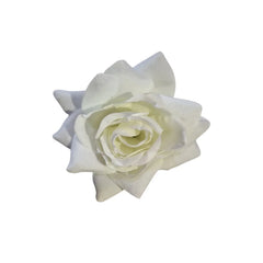 Artificial velvet flower single piece soft premium fabric decorative flower for DIY crafts wedding décor and gift wrapping
