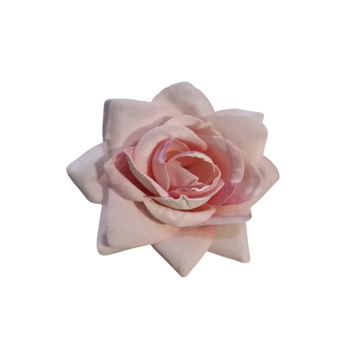 Artificial velvet flower single piece soft premium fabric decorative flower for DIY crafts wedding décor and gift wrapping