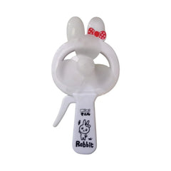 Cute Rabbit Mini Handheld Fan – Portable Cartoon Bunny Fan for Kids (1 Pc)